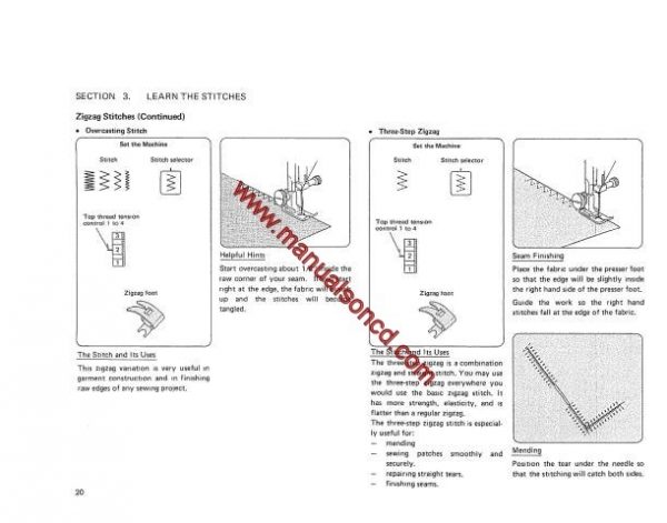 Kenmore 385.1158180 - 385.1168180 Sewing Machine Manual PDF - Image 4