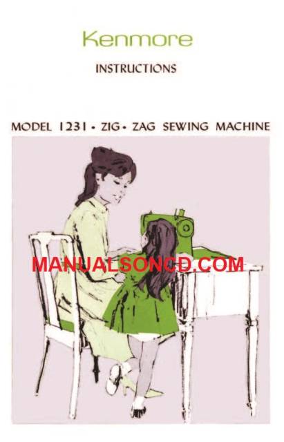Kenmore 158.12310 - 158.12313 Sewing Machine Manual PDF