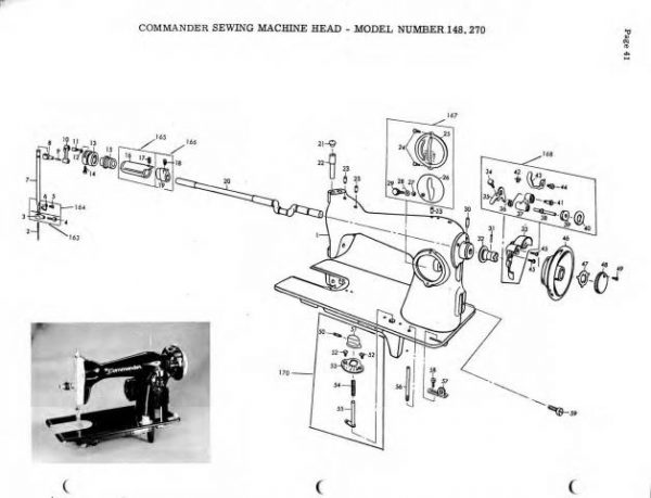 Kenmore 148.27 - 148.39 Sewing Machine Service-Parts Manual PDF - Image 4