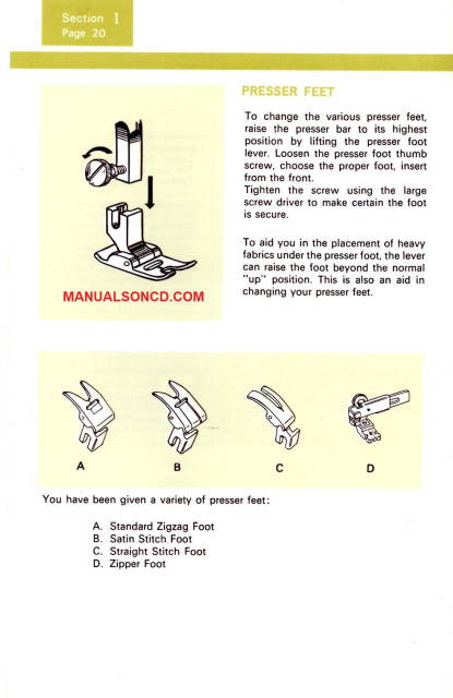 Kenmore 158.15150 - 1515 Sewing Machine Manual PDF