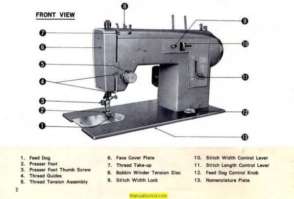 Kenmore 158.1200 - 158.12000 Sewing Machine Manual PDF