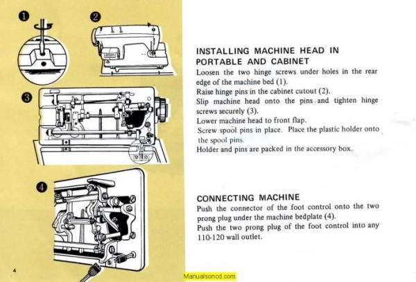 Kenmore 148.12160 - 148.1216 Sewing Machine Manual PDF - Image 3