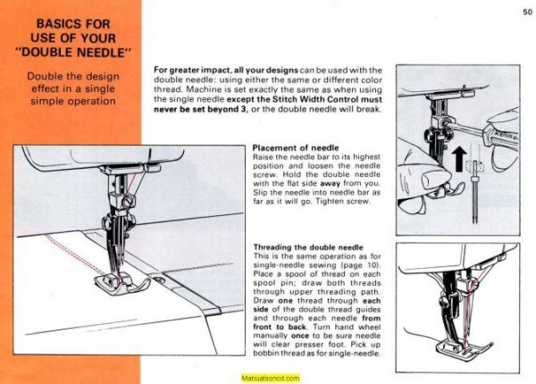 Kenmore 158.17910 - 158.17911 Sewing Machine Manual PDF - Image 4