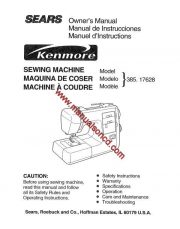 Kenmore 385.17628890 Sewing Machine Manual PDF