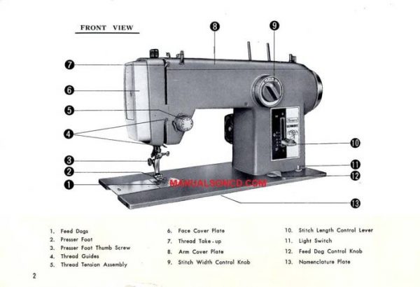 Kenmore 158.13 - 158.130 Sewing Machine Manual PDF