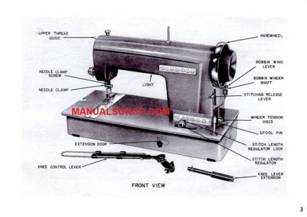 Kenmore 120.710 - 120.714 Sewing Machine Manual PDF - Image 2