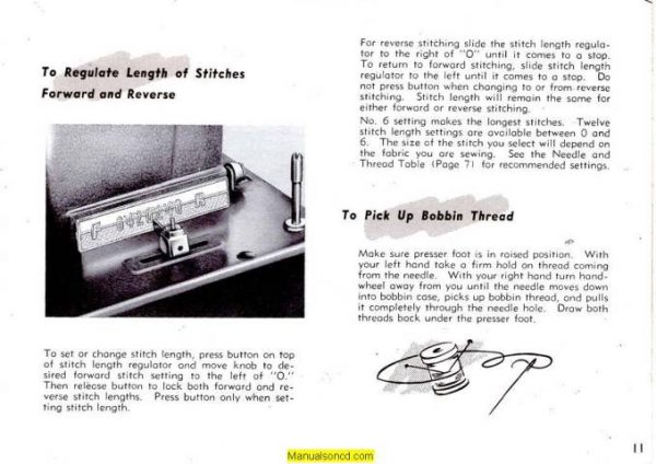 Kenmore 120.710 - 120.714 Sewing Machine Manual PDF - Image 3