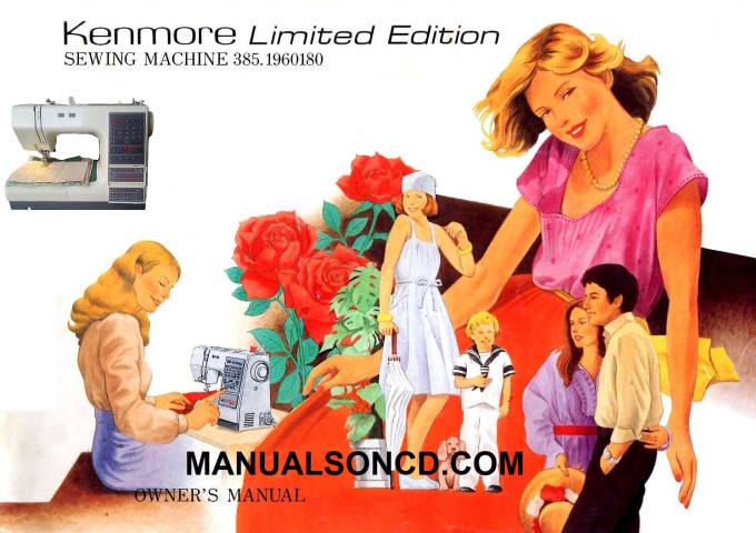 Kenmore 385.1960180 Sewing Machine Manual PDF