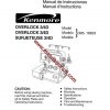 Kenmore 385.16633 OverLock Sewing Machine Manual PDF