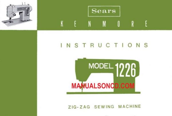 Kenmore 158.12260 Sewing Machine Manual PDF - Image 2