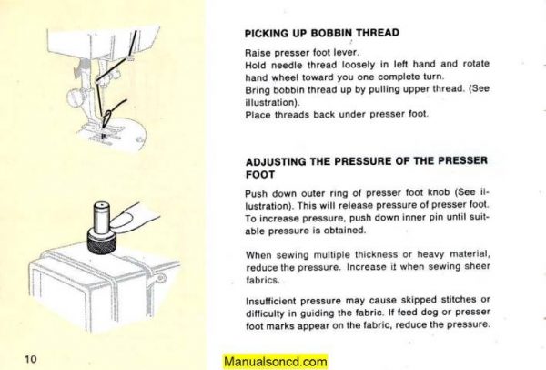 Kenmore 158.12260 Sewing Machine Manual PDF - Image 3