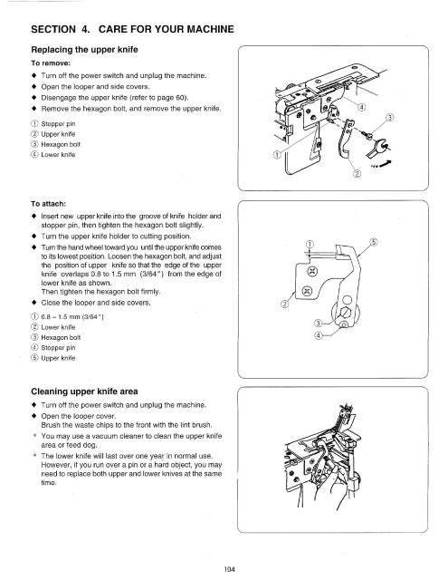 Kenmore 385.16644 Overlock Sewing Machine Manual PDF