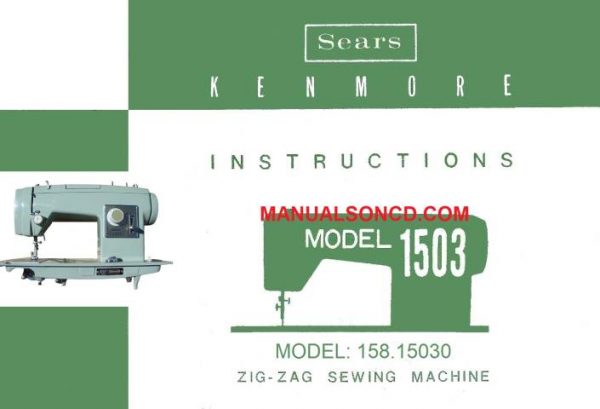Kenmore 158.15030 Sewing Machine Manual PDF