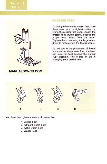 Kenmore 158.13360 Sewing Machine Manual PDF
