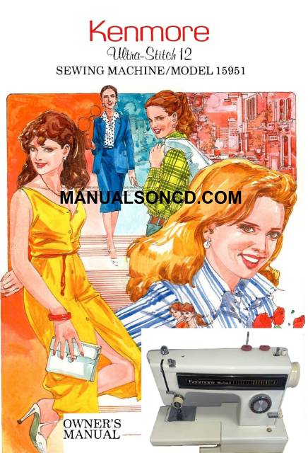 Kenmore 158.1595180 Sewing Machine Manual PDF