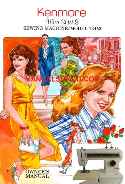 Kenmore 158.1345380 - 158.1345381 Sewing Machine Manual PDF