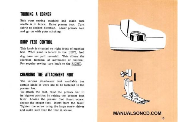 Kenmore 158.440 - 158.445 Sewing Machine Manual PDF