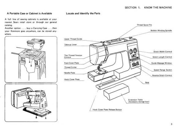 Kenmore 385.18836090 Sewing Machine Instruction Manual PDF