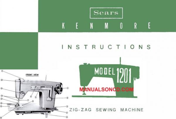Kenmore 148.12010 – 148.12011 Sewing Machine Instruction Manual PDF
