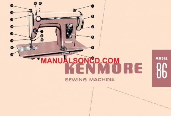 Kenmore 148.860 - 148 861 Sewing Machine Manual PDF