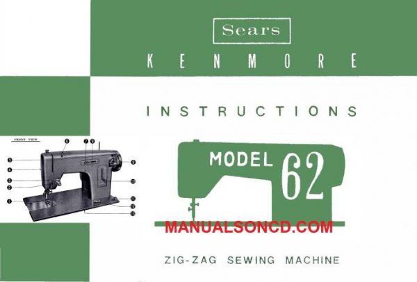 Kenmore 148.620 Sewing Machine Manual PDF