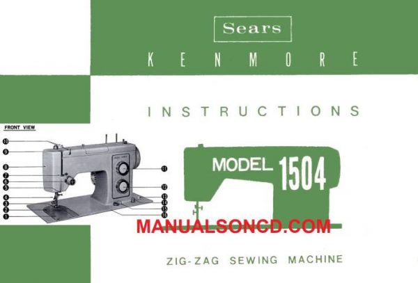 Kenmore 158.15040 Sewing Machine Manual PDF