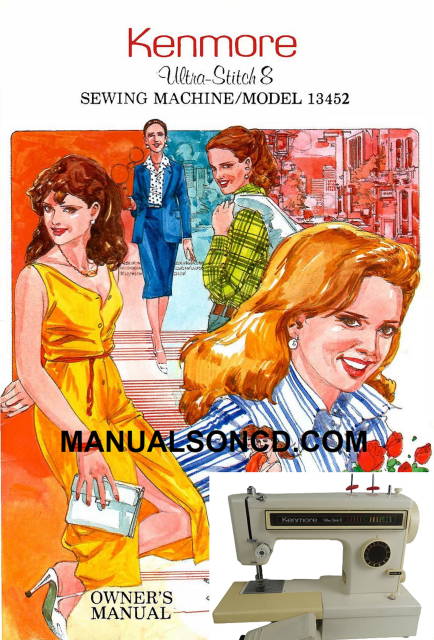 Kenmore 158.1345280 Sewing Machine Instruction Manual PDF