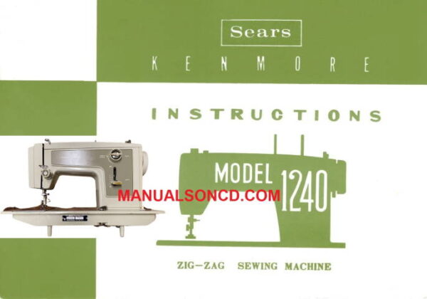 Kenmore 148.12400 - 1240 Sewing Machine Manual PDF