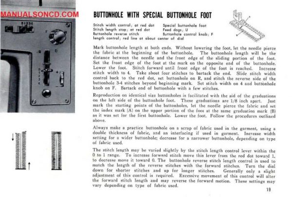 Kenmore 158.320 - 158.321 Sewing Machine Manual PDF