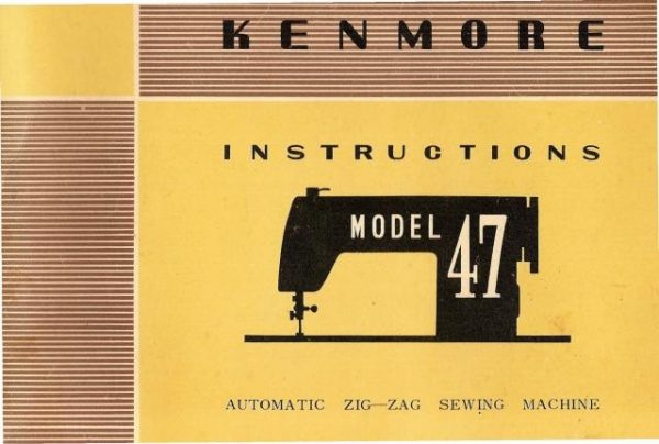 Kenmore 158.470 - 158.471 - 158.472 Sewing Machine Manual PDF