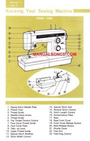 Kenmore 158.19410 Sewing Machine Manual PDF