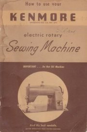 Kenmore 120-491 Rotary Sewing Machine Manual PDF