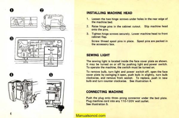 Kenmore 158.18020 - 158.18024 Sewing Machine Manual PDF - Image 3