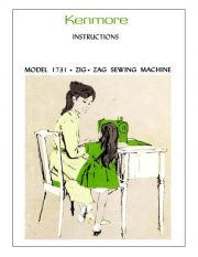 Kenmore 158.17310 Sewing Machine Manual PDF