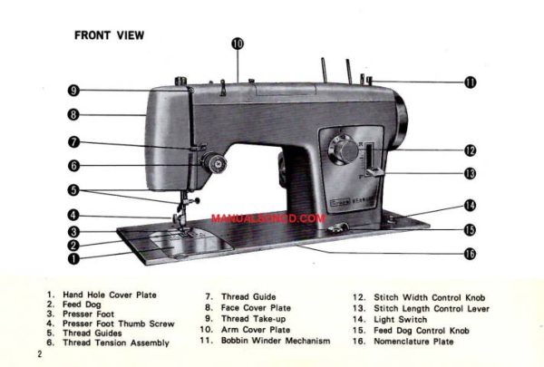 Kenmore 158.17500 - 158.17501 Sewing Machine Manual PDF