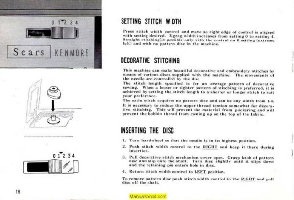 Kenmore 158.840 - 158.84 Sewing Machine Manual PDF - Image 4