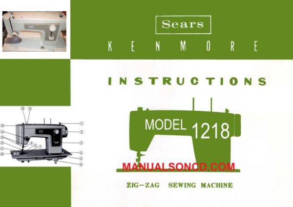 Kenmore 148.12180 - 12181 - 12182 Sewing Machine Manual PDF
