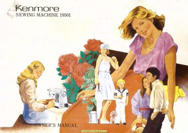 Kenmore 385.1950180 - 385.1950280 Sewing Machine Manual PDF