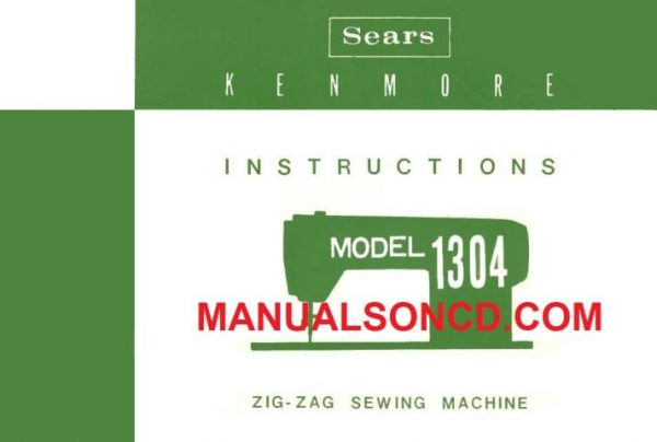 Kenmore 158.13040 - 158.13041 Sewing Machine Manual PDF - Image 2